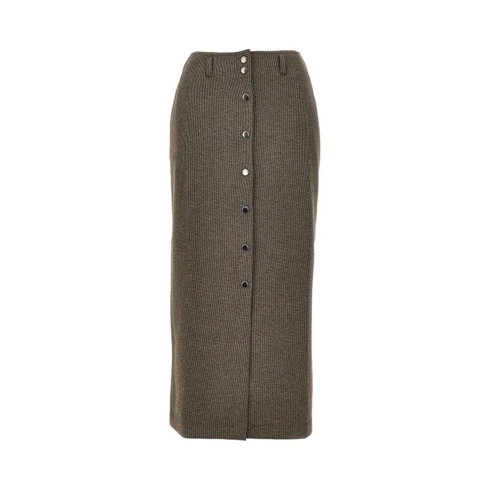 Emporio Armani Women Knitted Midi Skirt
